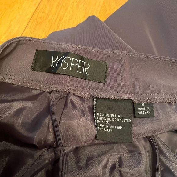 Kasper chocolate Brown dress pants, size 8 - Picture 3 of 6